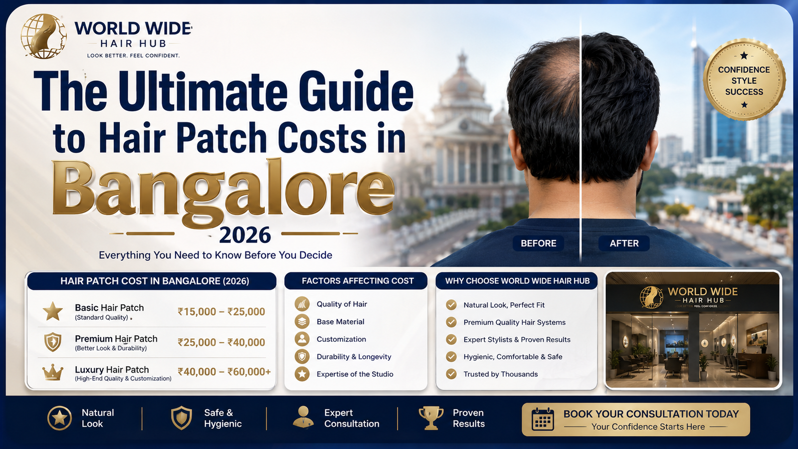The Ultimate Guide to Hair Patch Costs in Bangalore (2026)