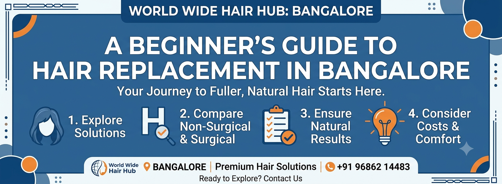 Non-Surgical Hair Replacement in Bangalore: A Practical Beginner’s Guide